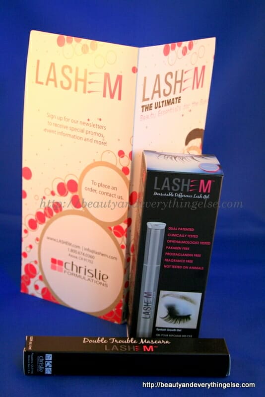 Lashem  double trouble mascara and measurable difference Lash gel.