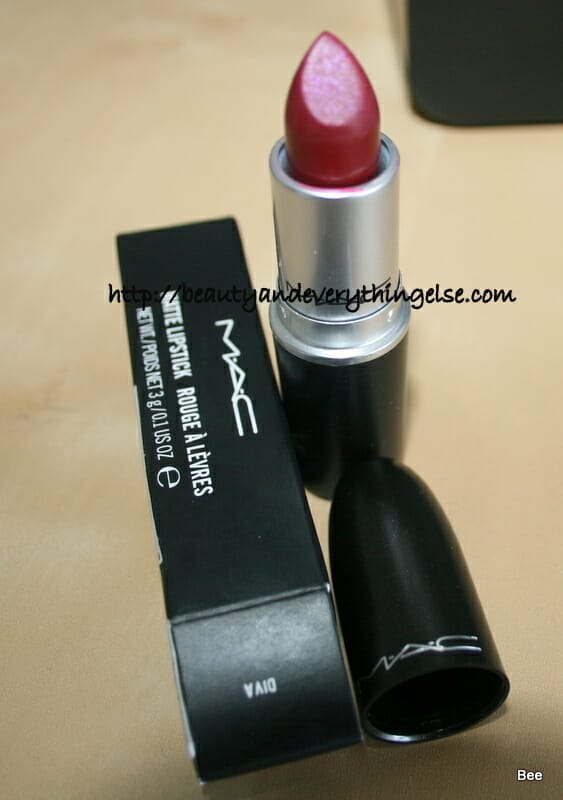 MAC lipstick DIVA review