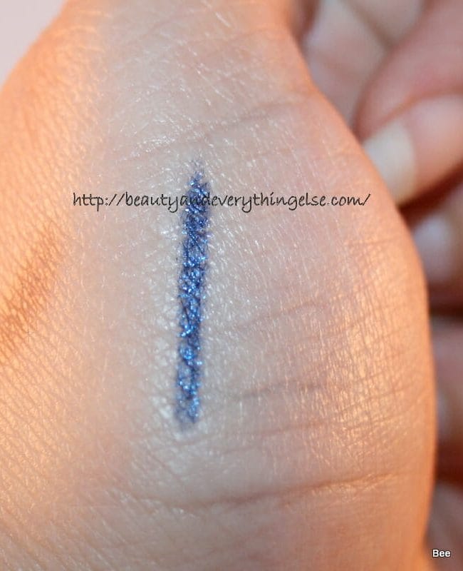 MAC PearlGlide Intense Eyeliner Petrol Blue review MAC PearlGlide Intense Eyeliner Petrol Blue review