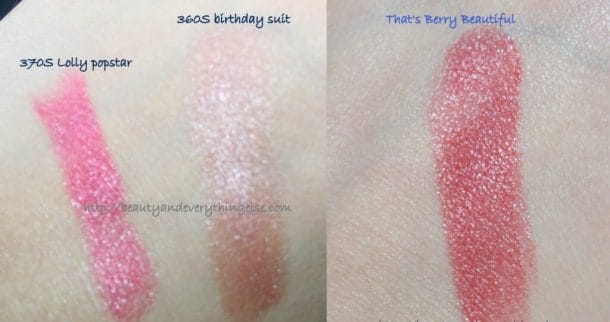 Wet n Wild's NEW Megashield Lip Color SPF15 Swatches Wet n Wild's NEW Megashield Lip Color SPF15 Swatches