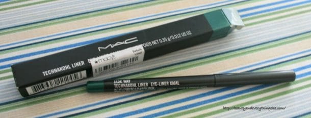 MAC Technakohl Liner Jade Way Review MAC Technakohl Liner Jade Way Review