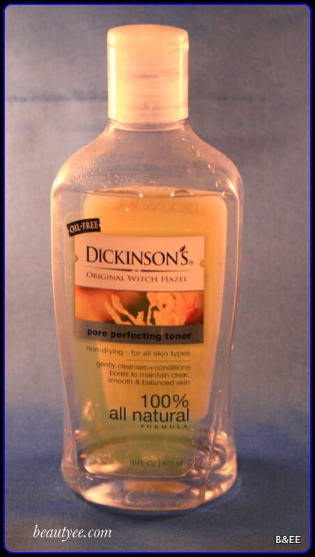 Dickinson’s Original witch hazel Pore perfecting toner.