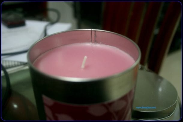 Rose garden scented candle