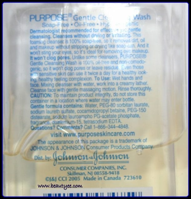 Purpose Gentle Cleansing Wash Review. Purpose Gentle Cleansing Wash Review.
