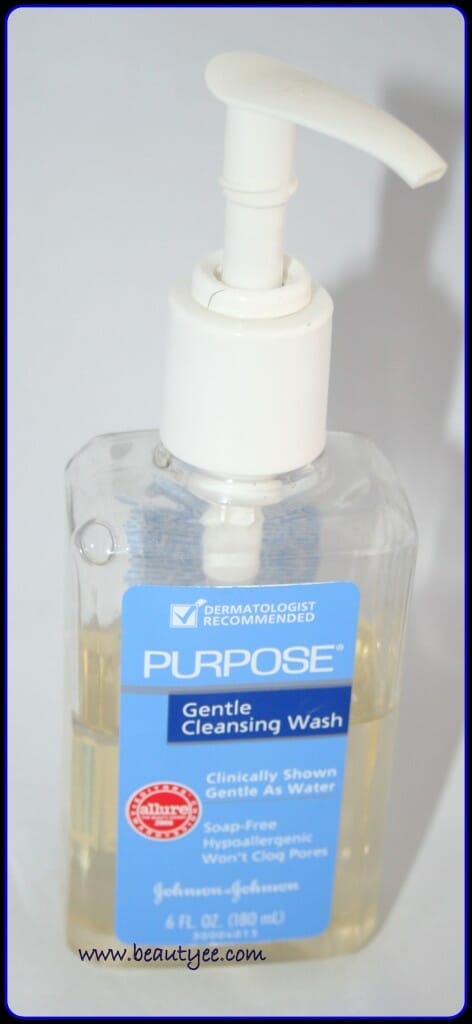 Purpose Gentle Cleansing Wash Review.