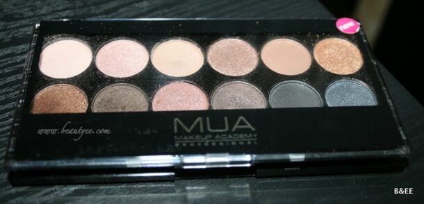 MUA undressed palette