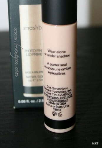 Review :Smashbox Photo Finish Lid Primer.