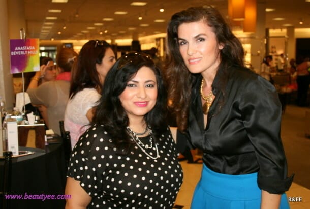 Anastasia brow bar with the beautiful Nina. Loved her powder blue skirt!