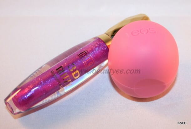 Milani 3d glitzy gloss & EOS lip balm Milani 3d glitzy gloss & EOS lip balm