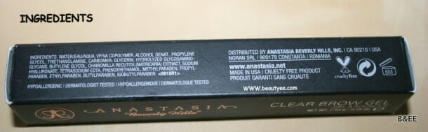 ANASTASIA Beverly Hills Clear Brow Gel review.