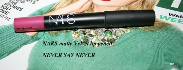 NARS Never Say Never Velvet Matte Lip Pencil Review