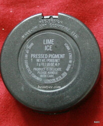 MAC Pressed Pigment Lime Ice 